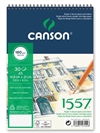 Canson Tegnepapir 180gram A5, blok med topspiral, 30 sider